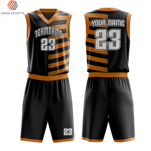 Ensemble d'uniformes de basketball respirants et réversibles pour hommes, tenue de sport professionnelle pour équipes, vente en gros - Product Image 4