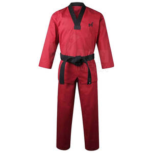 Uniforme de Taekwondo para hombre, uniforme de trabajo con diseño de logotipo, precio bajo de fábrica, venta al por mayor - Product Image 3