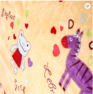 Bán Buôn 100% Polyester Dệt Kim Chống Đóng Cọc Xách Tay Thân Thiện Với Môi Trường Không Thấm Nước Đồng Bằng Nhuộm Màu Vàng Bé Chăn Từ Việt Nam - Product Image 3