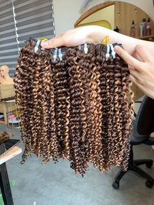 Eurasian <b>Curly</b> Virgin Remy Human Hair Vietnamese Hair Weaving <b>Extensions</b> 100g Wholesale Different Long Lengths - Product Image 5