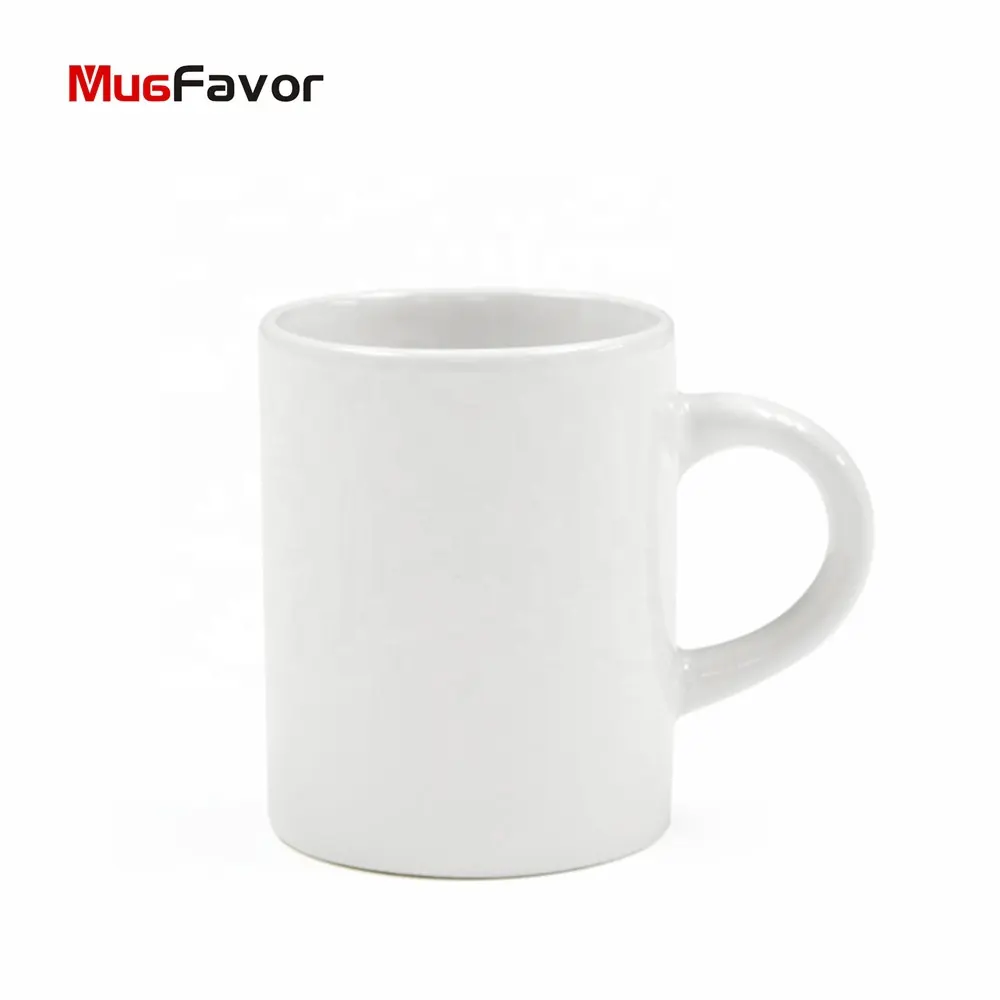 MugFavor Pribadi 3Oz Mini Sublimasi Kopi Mug Keramik MWM3 Grosir Espresso Cup Kecil Khusus Putih Cangkir Kopi