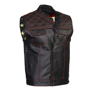 Gilet en cuir décontracté pour homme, taille personnalisée, coupe-vent, respirant, séchage rapide, haute qualité, imperméable, vêtement d'extérieur d'hiver, couleur personnalisée - Product Image 1