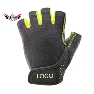 Half Finger Sport leather gloves men Hands Protecting Motocross motorbike racing Cycling Gloves