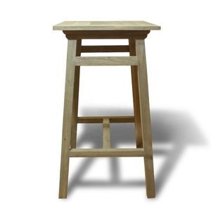 Mesa de Bar Cuadrada de Madera de Teca Reciclada, Sólida, Ecológica, Duradera, con Acabado Rústico - Product Image 4