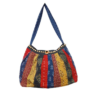Wholesale High Quality Cotton Handmade Indian <b>Boho</b> Style Tote <b>Bag</b> - Product Image 1