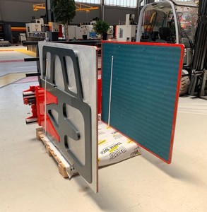 Nouveaux produits blancs 1000-1400 Kgs capacité accessoires de chariot élévateur pince Wagger appareil - Product Image 2