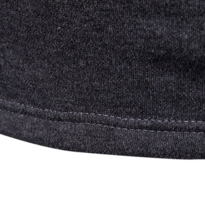 Người Đàn Ông Của Thời Trang Giản Dị Không Thấm Nước Lót 100% Cotton Hoodie Khâu Dây Kéo Áo Thun Áo Gấp In Mô Hình Hot Bán - Product Image 5