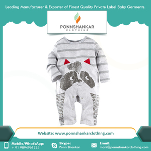 Suministro OEM 100% algodón orgánico bebé mameluco Unisex recién nacido Niño vestido para invierno elegante estilo Ins - Product Image 3