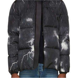 Veste matelassée épaisse pour homme, impression personnalisée OEM - Product Image 5