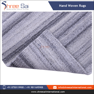 Alfombras tejidas de algodón 100% de estilo moderno Premium con respaldo de látex ecológico y apto para mascotas de fabricante indio - Product Image 3