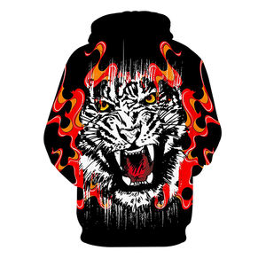Sublimation complète personnalisée sweat à capuche d'hiver hommes femmes polaire séchage rapide respirant écologique polyester/coton sweat à capuche 3D - Product Image 2