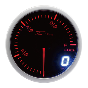เกจวัดระดับน้ำมันเชื้อเพลิงแบบสองหน้าจอ D Racing ขนาด 52 มม. สำหรับอากาศยานน้ำหนักเบา - Product Image 2