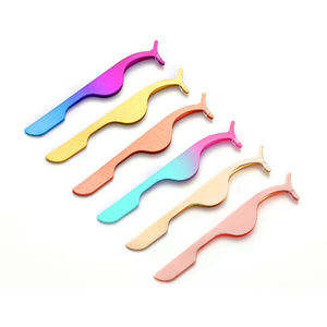 Outils cosmétiques Pince à épiler en acier inoxydable 8 couleurs certifiée CE avec 1 an de garantie - Product Image 3