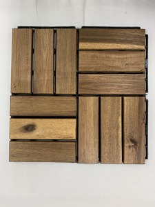 Baldosa de madera de acacia a presión, accesorio para cubierta, estilo vietnamita - Product Image 6