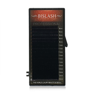 622) Vassoio di ciglia singole BISLASH Volume Lash J curl 0.03 Produttore coreano di ciglia Classic - Product Image 3