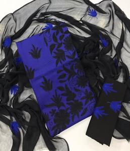 Costumes de smoking en coton pour dames-Shalwaar Khameez avec décoration en cristal Demi-manches Motif solide - Product Image 4