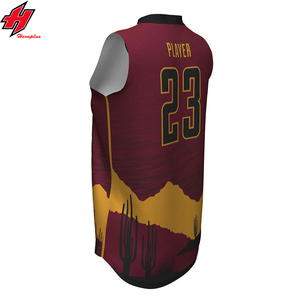 2023 maillot de basket-ball personnalisable unisexe respirant Polyester maille Sublimation XS Plus tailles vêtements de l'équipe pour hommes OEM personnalisable - Product Image 3