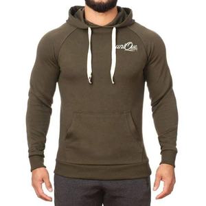 เสื้อมีฮู้ดแขนยาวสำหรับผู้ชายเสื้อถักแบบสวมหัวปักเป็นมิตรกับสิ่งแวดล้อม - Product Image 1