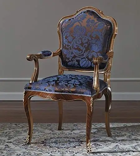 Modern Fabric Caving Arm Chair