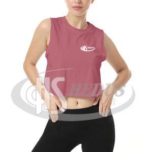 เสื้อครอปสำหรับผู้หญิงเสื้อตัวบนโลโก้ตามสั่ง - Product Image 5