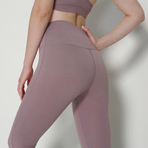 Leggings de Yoga para Mujer, Cintura Media, Transpirables, Antibacterianos, Tejido Sin Costuras, Hasta la Rodilla, para Fitness, Gimnasio, Casual, Correr, Entrenamiento - Product Image 6