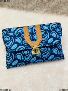 Ikkat bolso de mano de diseñador - Product Image 4