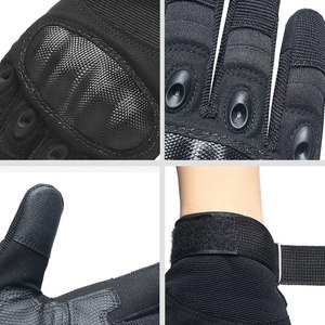 Gants de travail en cuir durables personnalisés en usine, couleur noire, design personnalisé, compatibles écran tactile, détection d'aiguilles, quatre saisons, pour hommes - Product Image 3