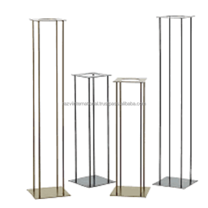 Harlow ขาตั้งเหล็กโลหะสีดำเคลือบเงาสำหรับตกแต่งงานแต่งงานแบบแพ็คเคลือบผงสำหรับโรงแรม - Product Image 3