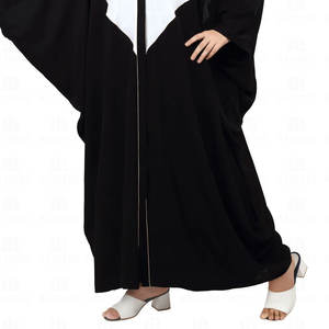 New Model Open Muslim <b>Kaftan</b> Abaya Dress for <b>Women</b> 100% Cotton Solid Long Wholesale Supply From Pakistan Dubai - Product Image 4