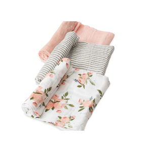 100% bambou recevant des couvertures d'emmaillotage en mousseline pour bébé - Product Image 1