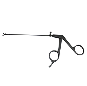 Forceps delanteros reutilizables tipo jirafa, Forceps negros recubiertos con puerto de limpieza de bloqueo Luer - Product Image 6