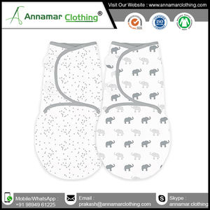 <b>Baby</b> <b>Swaddle</b> Wrap Premium Quality Own Logo Printed Adjustable <b>Swaddle</b> Wrap - Product Image 3