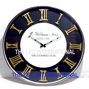 Wholesale Luxury Home Decor <b>Metal</b> Wall <b>Clock</b> Wall Mounted <b>Clock</b> Customized Color Factory Directly Sale - Product Image 2