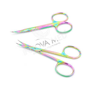 Tijeras para Cutículas de Acero Inoxidable de Grado Profesional, Hoja Curva, Herramienta para el Cuidado de las Uñas, para Manicura, Pedicura y Uso en Salón - Product Image 3