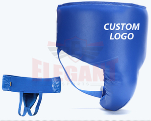 <b>Synthetic</b> <b>Leather</b> Boxing Taekwondo Groin Guard for Men , Boxing Training Protectors - Product Image 4