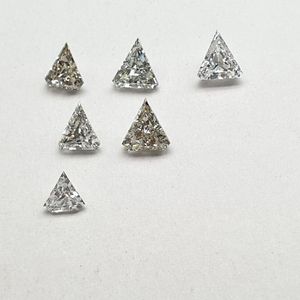 0.90 TO 0.99 Carat Lab Grown Diamond D E F Color White SI Purity Polished Excellent Fancy Cut Triangle Shape Diamond - Product Image 1