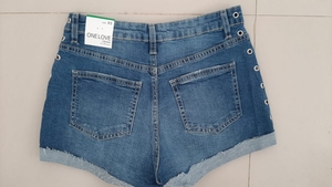 Nouvel Arrivage Qualité Export Jean pour Femme Taille Haute Effet Usé Respirant Infroissable Fermeture Bouton et Zip Lavé Écologique Séchage Rapide - Product Image 2