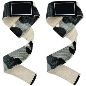 Custom Blue Camo Gym Lifting Straps <b>Weight</b> Lifting Heavy Duty Neoprene Padded Wear-Resistant 1 Pair <b>Wrist</b> Wraps Unisex - Product Image 6