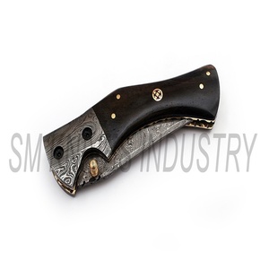 Couteau de poche pliant de damas fait à la main, couteaux Sm usage industriel (smk1279) - Product Image 6