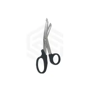 通用绷带剪刀塑料手柄-黑色18厘米-7 1/2英寸/绷带冠和解剖剪刀