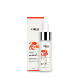 Ampolla de Vitamina C Pura Selapo, Suero Blanqueador, Antiarrugas, Antienvejecimiento, Iluminador, 20 ml, Hidratante Facial, Niacinamida, K-beauty - Product Image 1