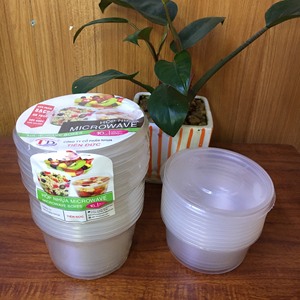 <b>Plastic</b> PP Microwavable Modern Food <b>Container</b> <b>Lid</b> 0-1L Capacity for Storage Takeout Use Injection Molded Transparent Design - Product Image 1