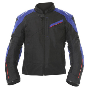 Veste d'équitation pour moto Cordura, pour hommes, course avec protecteurs et coupe-vent - Product Image 1
