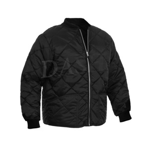 Custom Design Nylon Shell Padded Bomber <b>Jacket</b> Mens 2026 Wholesale Solid Black Premium Custom Quality - Product Image 3