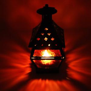 Linterna de Metal cuadrada antigua hecha a mano, producto de la mejor calidad, vidrio Multicolor para luces de té Diya para Navidad, superventas - Product Image 6