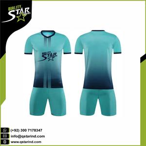 Uniforme de fútbol directo de fábrica, impresión por sublimación, diseño personalizado, 100% poliéster - Product Image 4