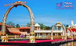 Top mariage palmier scène décoration Unique palmier mariage scène configuration moderne mariage palmier scène décor australie - Product Image 3