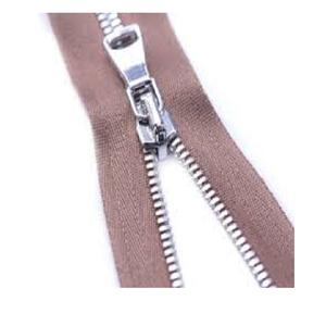 Venta al por mayor OZL GMA Cremallera de metal plateado brillante Auto-Lock Open-End Type Shoes Prendas Bolsas Almohadas-Sin logotipo Hecho Nylon Plástico - Product Image 1