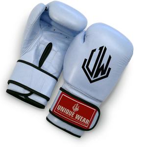 ถุงมือชกมวยหนัง PU สีแดง12ออนซ์อุปกรณ์ศิลปะการต่อสู้เฉพาะบุคคล - Product Image 3