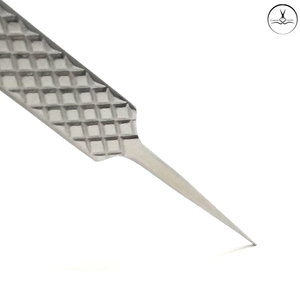 Pinzas para pestañas postizas de acero inoxidable, pinzas de extensión personalizadas con volumen, herramienta de etiqueta privada - Product Image 5